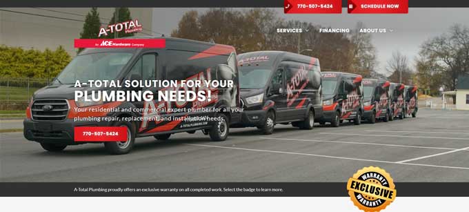 A total plumbing website