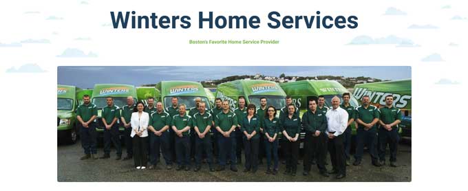 A website design for a plumbing company with a modern and professional look, featuring captivating visuals and branding