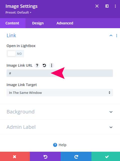 Add a link to the image