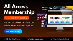 All access membership Divi child themens