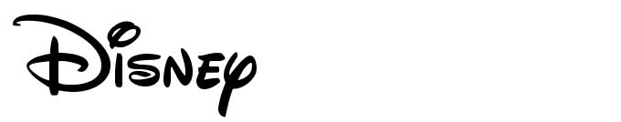 Disney font waltograph