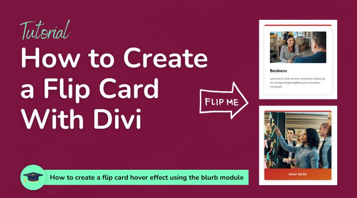 Divi Blurb Hover Effects