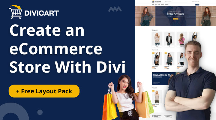 DiviCart free layout pack for Divi and WooCommerce