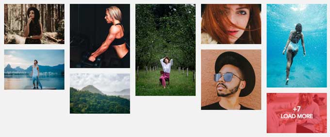 Example of a minimized gallery