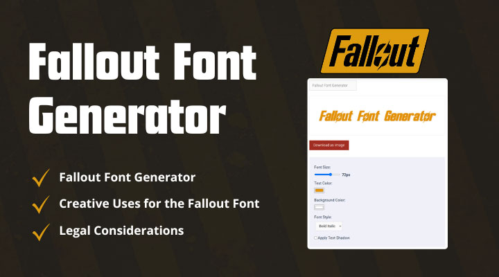 Fallout Font Generator