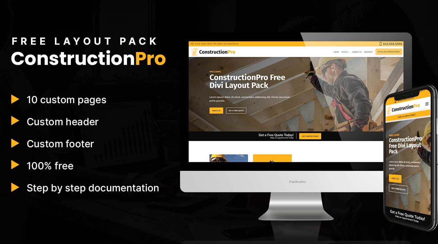 featured-image Construction pro layout pack