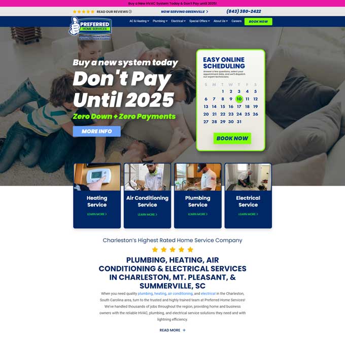 Preferred Home Services Website