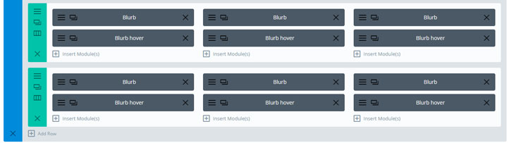 Layout structure for the image grid