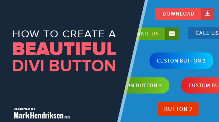 How to create a beautiful Divi button
