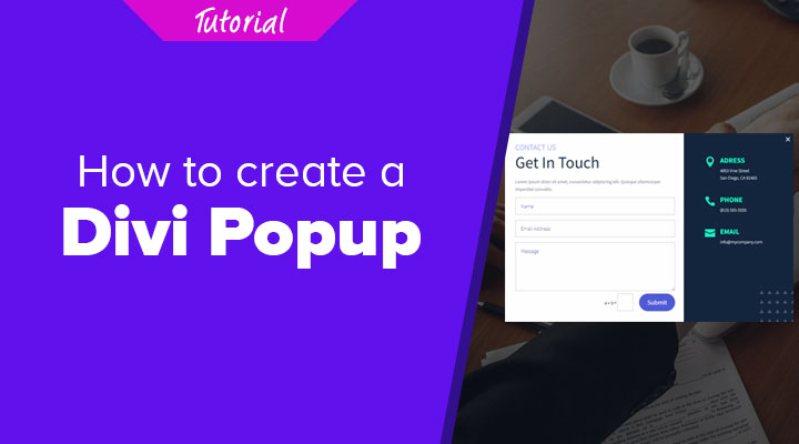 How to create a Divi Popup