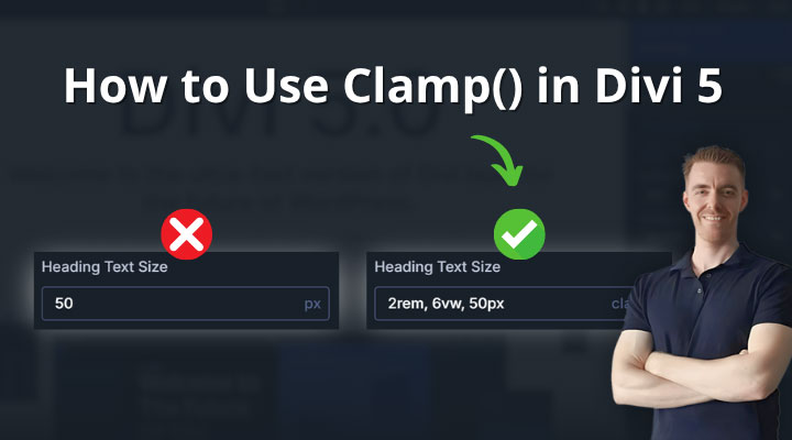 How to use CSS clamp in Divi 5
