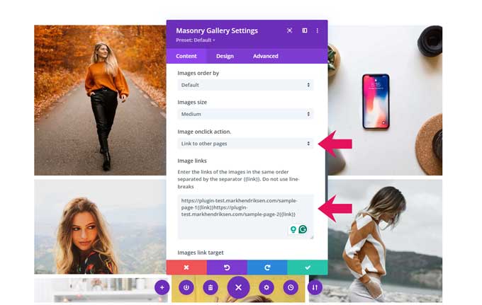 Image onclick action