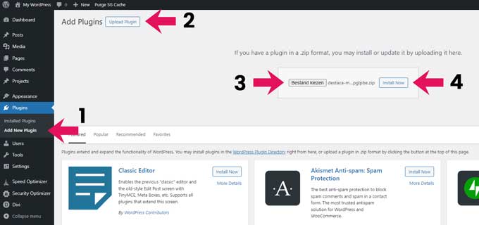 Install the Divi Masonry Plugin