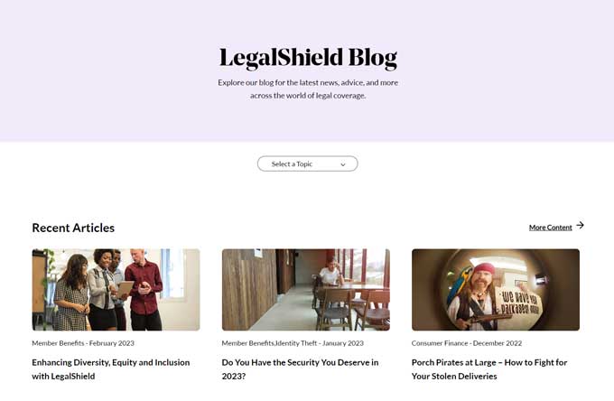 legal shield blog example