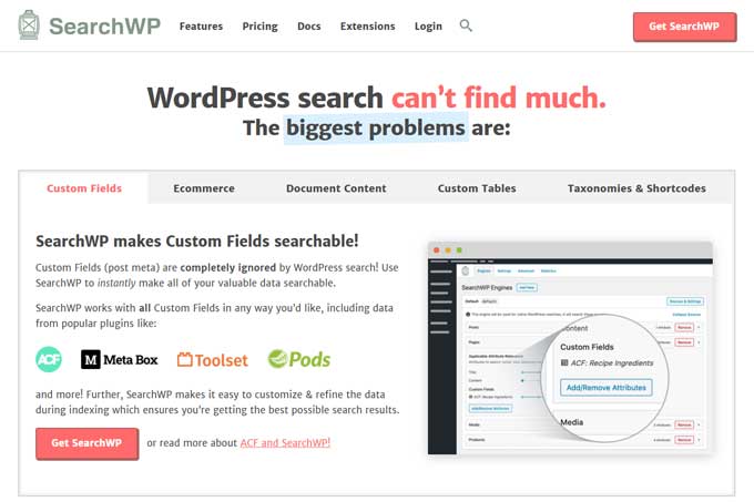 SearchWP: Advanced Search Functionality
