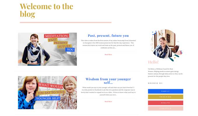 The balance coach blog example