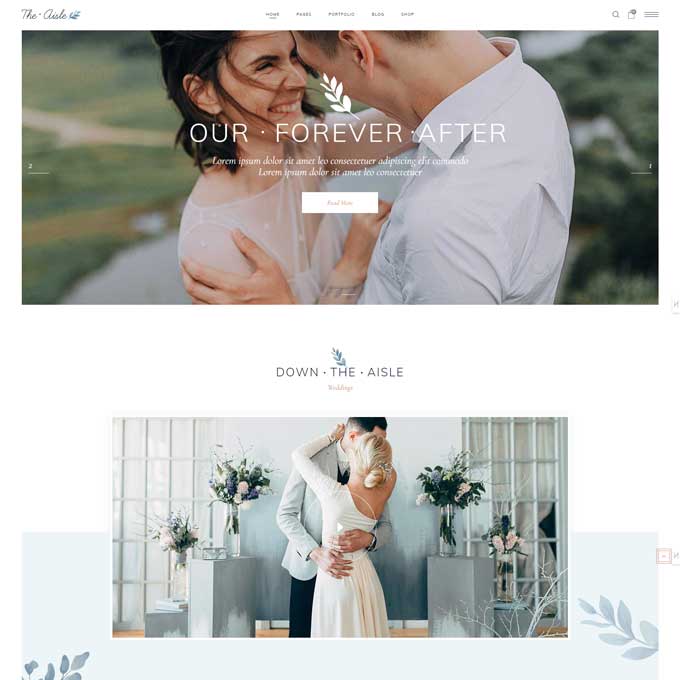 The Aisle - Elegant Wedding Theme