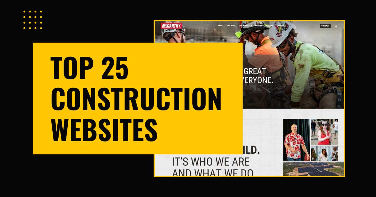 Construction Website examples
