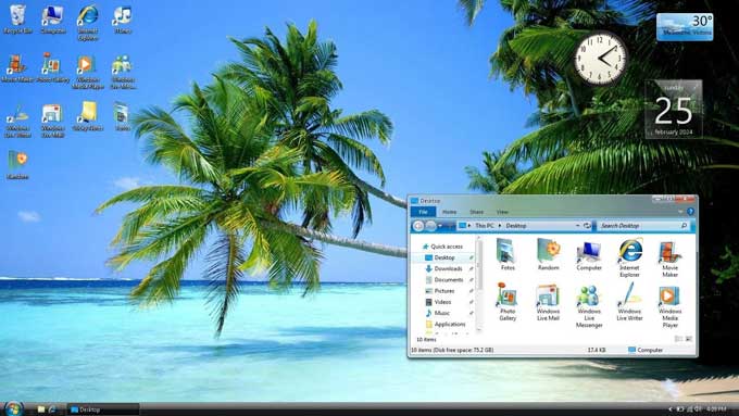 Windows Vista Frutiger Aero