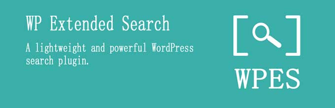 WP Extended Search: Lightweight and Customizable