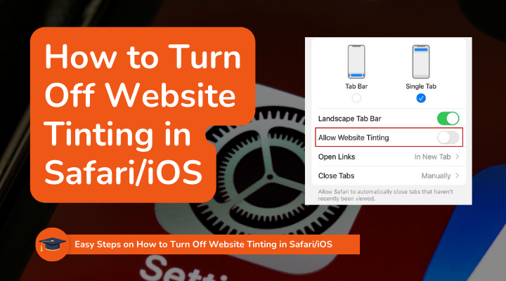 Safari website tinting Safari website tinting